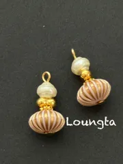 4178チェコビーズピアス パールピアス 樹脂ピアス