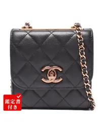 美品 シャネル チェーンショルダーバッグ ポーチ ミニマトラッセ ゴールド金具 31番台 トレンディCC A81633 レディース CHANELのサムネイル