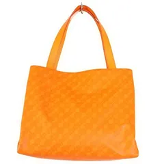 【人気】GHERARDINI ゲラルディーニ ソフティ トートバッグ 手提げ オレンジ 3室 モノグラム 総柄 軽量 お出かけ 旅行 PVC チャーム 金具
