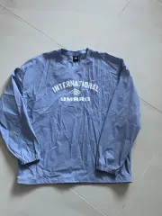 アンブロ インターナショナル ウーブン プルオーバー ブルー