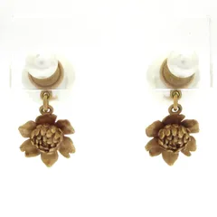 ディオール/クリスチャンディオール ピアス美品  DIOR TRIBALES/ディオール トライバル E2828WOMRS ゴールド×シルバー フラワーモチーフ