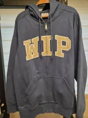 Carhartt WIP フードジップアップ ネイビー L