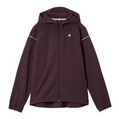 lecoqsportif(ルコック) フルジップフーディージャケット テニス ジャケット/ブルゾン (LN5FJK20L)、(WR00)ワインレッド