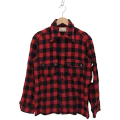ユーズドフルギ USED古着 St. Croix Garment Co. 50s 60s  バッファローチェック 長袖ネルシャツ メンズ 表記無 