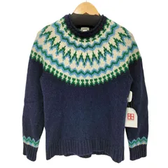 エルエルビーン L.L.Bean ロールネック ラムズウール ノルディック セーター レディース import：S 