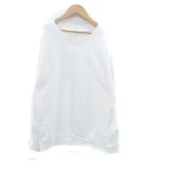 ニコアンド Niko and.. Tシャツ カットソー ラウンドネック 長袖 無地 3 M オフホワイト /HO53