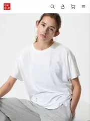 新品 UNIQLO ユニセックス U クルーネック Tシャツ 半袖 白 ホワイト