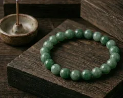 【5月誕生石】本翡翠 ヒスイ パワーストーンブレスレット【健康・金運・お守り】天然石