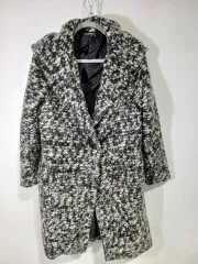 レアクレメンティス ウール コート ブラック/白