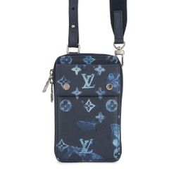 r*e様 Louis Vuitton スマホショルダーバッグ ネイビー m804 - メルカリ