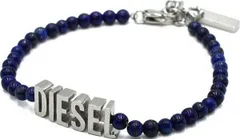ブレスレット ディーゼル ストーン チェーン19cm ブルー色 DIESEL bowl 31231QDX1544040