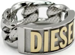 指輪 ディーゼル ステンレス 15・21・24号 シルバー/ゴールド色 DIESEL bowl 31431QDX1420931