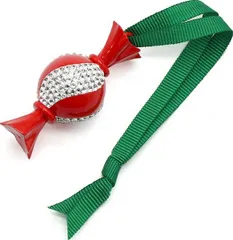 デコレーション スワロフスキー クリスタル 2.1×4.6×2.1cm レッド色 SWAROVSKI bowl 33627Q85655439