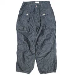HERILL ヘリル 23SS 日本製 Nepdenim M44 Trousers ネップデニムモンキーパンツ 23-030-HL-8080-1 1 Indigo ボタンフライ ジーンズ ボトムス g21802のサムネイル