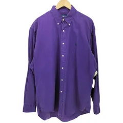 ラルフローレン RALPH LAUREN ポニー刺繍 コットン ボタンダウン シャツ メンズ import：L 