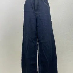 UNIQLO デニム ワイドパンツ 27 インディゴ ユニクロ ジーンズ　20260121-0002