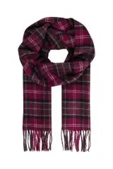 BARBOUR バブアー ウール チェック マフラー (未使用新品)