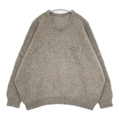 ゴーシュ G214-K002 アルパカウールニット クルーネックワイド 定価24200円 セーター ニット グレー レディース ゴーシュ【中古】6-0125T∞