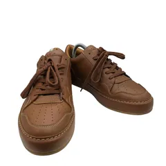 ラルフローレン RALPH LAUREN スペイン製 JINETT Calfskin Low Top Trainer ジネット カーフスキン ロートップ スニーカー メンズ  8Bのサムネイル