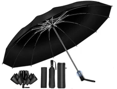 【最短発送】収納ポーチ付き 紫外線遮蔽 台風対応 梅雨対策 メンズ 晴雨兼用 おりたたみ傘 男子日傘 耐強風設計 長持ち 超大サイズ レディース メンズ傘 超撥水 UPF50+ 逆折り式 自動開閉 ワンタッチ 収納ポーチ付き 折り畳み傘 逆折り式】折りたたみ傘