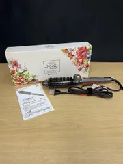 【美品】 CREATE ION クレイツ イオン オーバルブラシアイロン ケリー ポータブル CIBIF-G02B ヘアアイロン