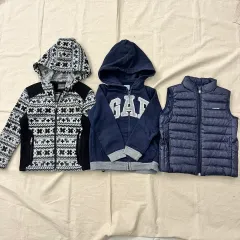男の子 110サイズ 冬 フード ダウンベスト まとめ売り