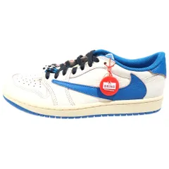 NIKE (ナイキ) ×Travis Scott ×fragment design Air Jordan 1 Low OG DM7866-104 ×トラヴィススコット×フラグメントデザイン エアジョーダン1 OG ローカットスニーカー