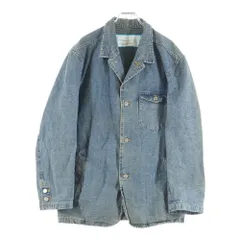 MACKDADDY (マックダディー) 3B デニムシングルテーラードジャケット インディゴ