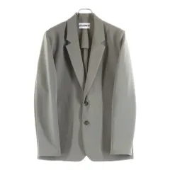 ATTACHMENT (アタッチメント) 25SS ポリエステルストレッチダブルクロス カラーレスジャケット チャコール AG51-021のサムネイル