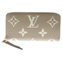 LOUIS VUITTON (ルイヴィトン) モノグラム アンプラント トゥルトレールクレーム レザー ジッピーウォレット 長財布 M69794 ICタイプ