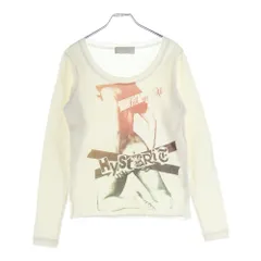 HYSTERIC GLAMOUR (ヒステリックグラマー) Kill 'em All プリント 長袖Tシャツ カットソー ホワイト 2CL-0980