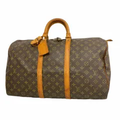 【6ba0952】ルイヴィトン ボストンバッグ モノグラム キーポル50 M41426 ブラウン【中古】メンズ レディース ユニセックス