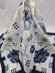 【used品】美品！BURBERRY レディースハンカチ 大判サイズ