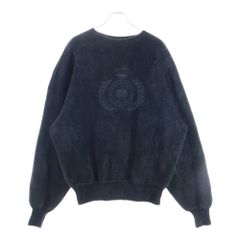 Y's ワイズ 半袖 クルーネック オーバーサイズ ニット セーター ブラック レディース YD-K12-086 Y's (ワイズ) 半袖 クルーネック オーバーサイズ ニット セーター