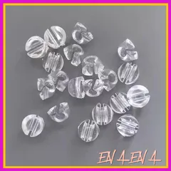 Yisomideg ヘアゴム 透明 プラスチック 台座 ハンドメイド用 留め具パーツ 足パーツ 髪留め 髪飾り 手作り 材料 素材 DIY (A-オープンエンド型) 0