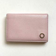 うずみ様専用】未使用ブルガリ名刺入れGRAIN BLUE DAHLIA ブルー