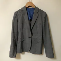 E161　ORIHICA　オリヒカ　グレー　ジャケット　スーツ　7号　フォーマル