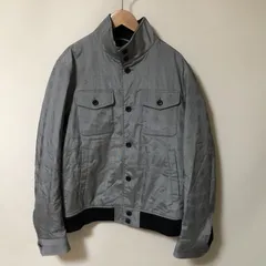 E167　グリーンレーベルリラクシング　グレー　チェック柄　ブルゾン　ジャケット　Lサイズ　ユナイテッドアローズ