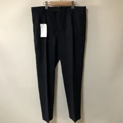 E177　タグ付き新品　ZARA　ザラ　ネイビー　スラックス　パンツ　44　夏用