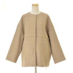 【JOURNALSTANDARD】23AW 23020400909130 スーパー140ビーバーノーカラーショートコートウールコート