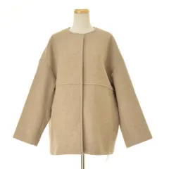 【JOURNALSTANDARD】23AW 23020400909130 スーパー140ビーバーノーカラーショートコートウールコート