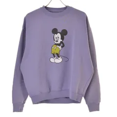 【FREAK'SSTORE×DISNEY】別注 23AW 1328248900054 Mickey 前後プリントvintage加工長袖スウェット