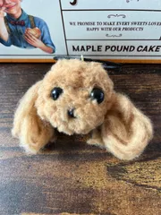 わんちゃんお顔(トイプードル)ハンドメイド  キーホルダー、ブローチ