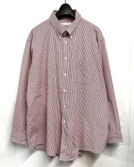 90s ヴィンテージ USA製  Christian Dior｜クリスチャンディオール  ストライプ ボタンダウン 長袖シャツ