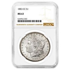 1881-S モルガンダラー NGC MS66 強ルスター 極美トーン 高鑑定品