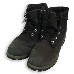 Timberland ティンバーランド 6インチ ワークブーツ 黒 9w ワイド プレミアム ウォータープルーフ ヌバックレザー アウトドア アメカジ