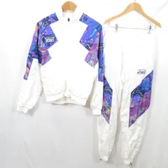 80s 90s asics ナイロンジャージ セットアップ