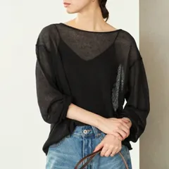 Plage (プラージュ) ★★ ① 25080922714020 Li/Ny SIMPLE プルオーバー レディース ブラック FREE