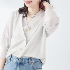 JOURNAL STANDARD L’essage (ジャーナルスタンダードレサージュ) ★★ ① 24080370212010 GALAXY シアーカーディガン レディース グレー FREE