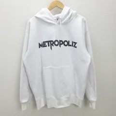 g■三代目 J SOUL BROTHERS from EXILE TRIBE/ UNKNOWN METROPOLIZ プルオーバーパーカー【L】白/men's/7【中古】■